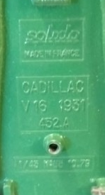 SOLIDO MADDE IN FRANCE CADILLAC V 16 1931 452.A 1/43 MODEL OTOMOBİL, KLASİK ARAÇ METAL
