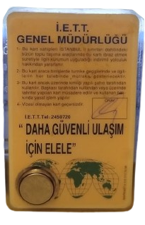 ORİJİNAL 2000 YILI İETT HİLMİ AKSOY ADINA DÜZENLENMİŞ ÜCRETSİZ SEYAHAT KARTI EFEMERA AKBİL
