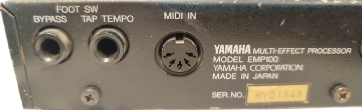 JAPONYA ÜRETİMİ MÜZİK STÜDYOLARI İÇİN VİNTAGE YAMAHA DİJİTAL SES VE EFEKT İŞLEMCİSİDİR