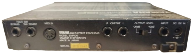 JAPONYA ÜRETİMİ MÜZİK STÜDYOLARI İÇİN VİNTAGE YAMAHA DİJİTAL SES VE EFEKT İŞLEMCİSİDİR