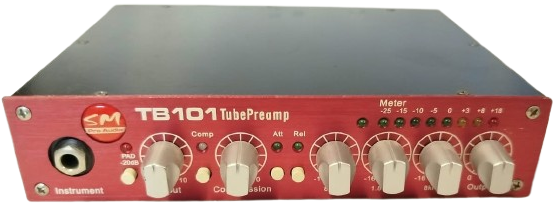 SM PRO AUDIO TB101 MİKROFON VE ENSTRÜMAN İÇİN LAMBALI ÖN AMFİ CİHAZIDI